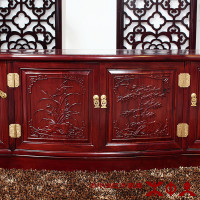 木中央CG11302餐邊柜與DS1213電視柜 現(xiàn)代家居中的木制藝術(shù)