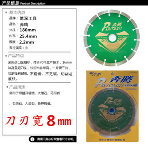 高性價比之選 博深180石材切割片與奔騰云石片，限時優惠僅40元